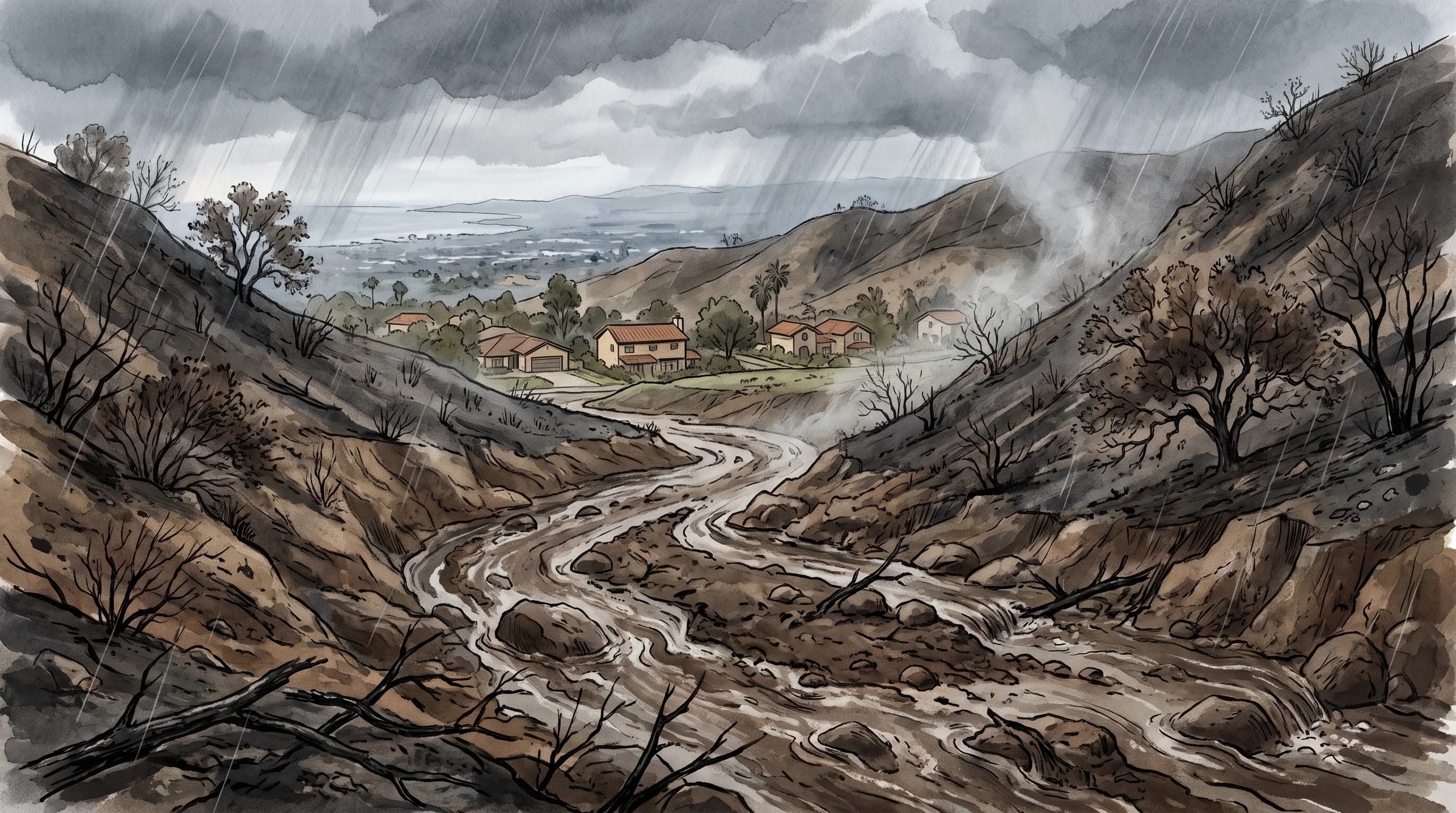 Debris Flows: The Deadly Mud That Follows a SoCal Wildfire