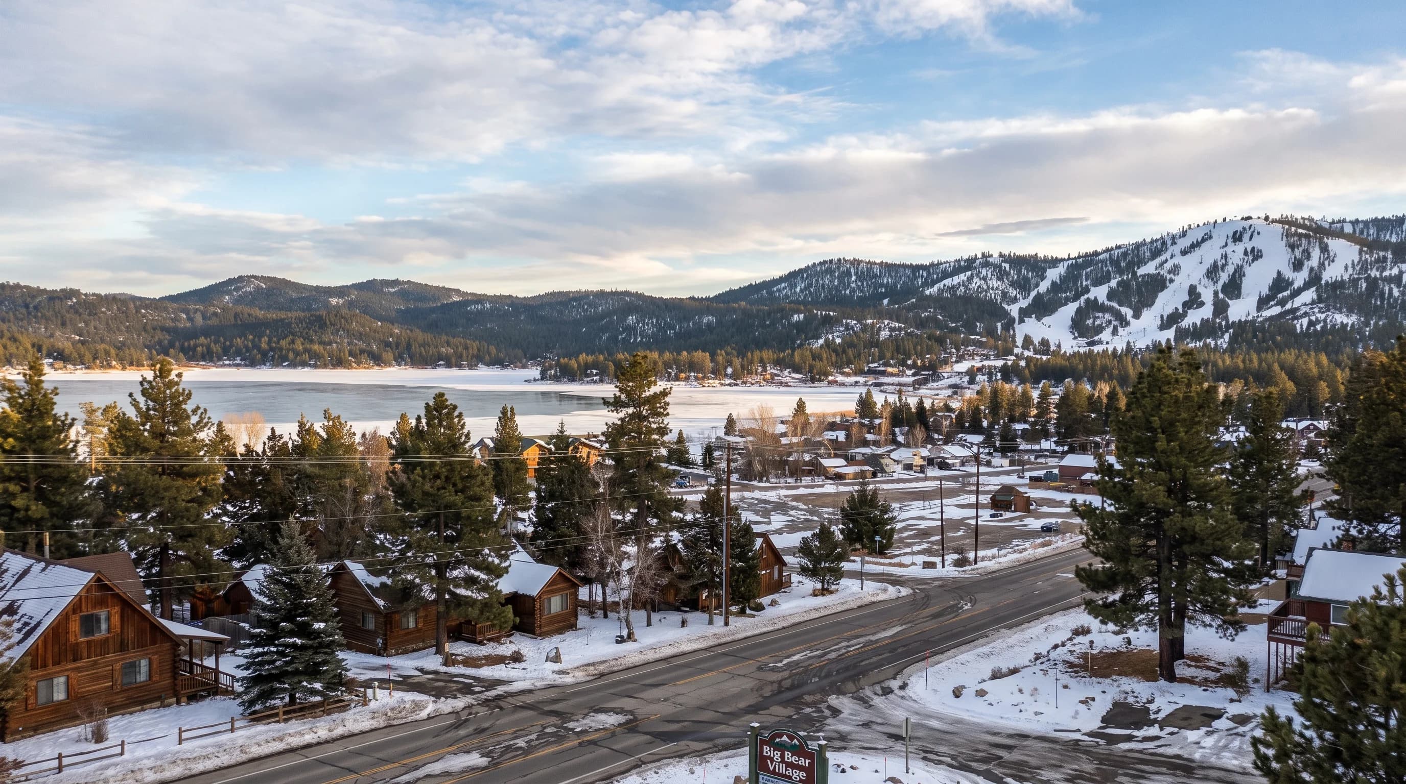 Big Bear Really Gets Snow, but Town and Slopes Differ
