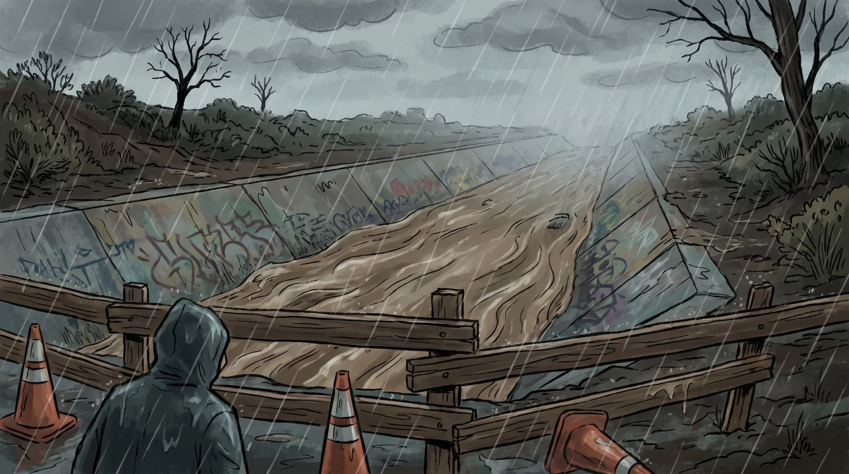 Why LA Floods Fast: Canyons, Burn Scars, Pavement