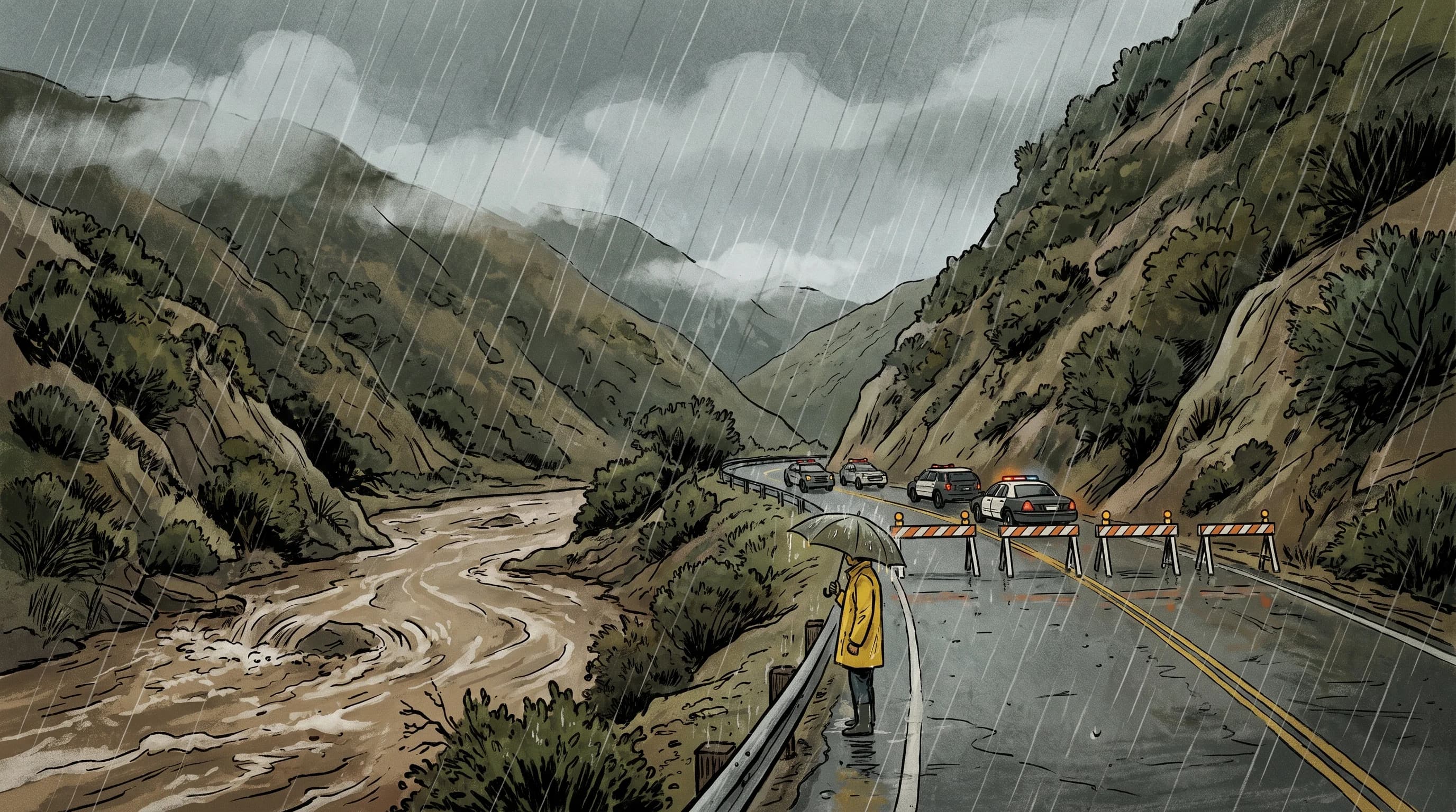 Why Pasadena Floods Fast: Mountain-Front Runoff