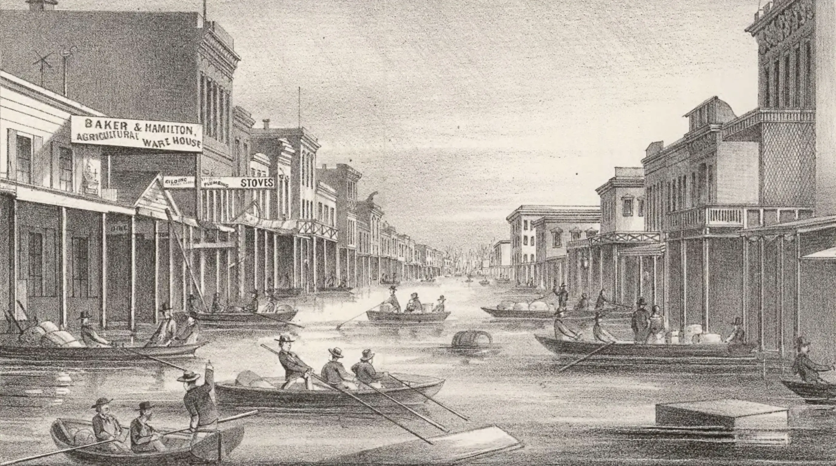 The Great Flood of 1862 in Los Angeles