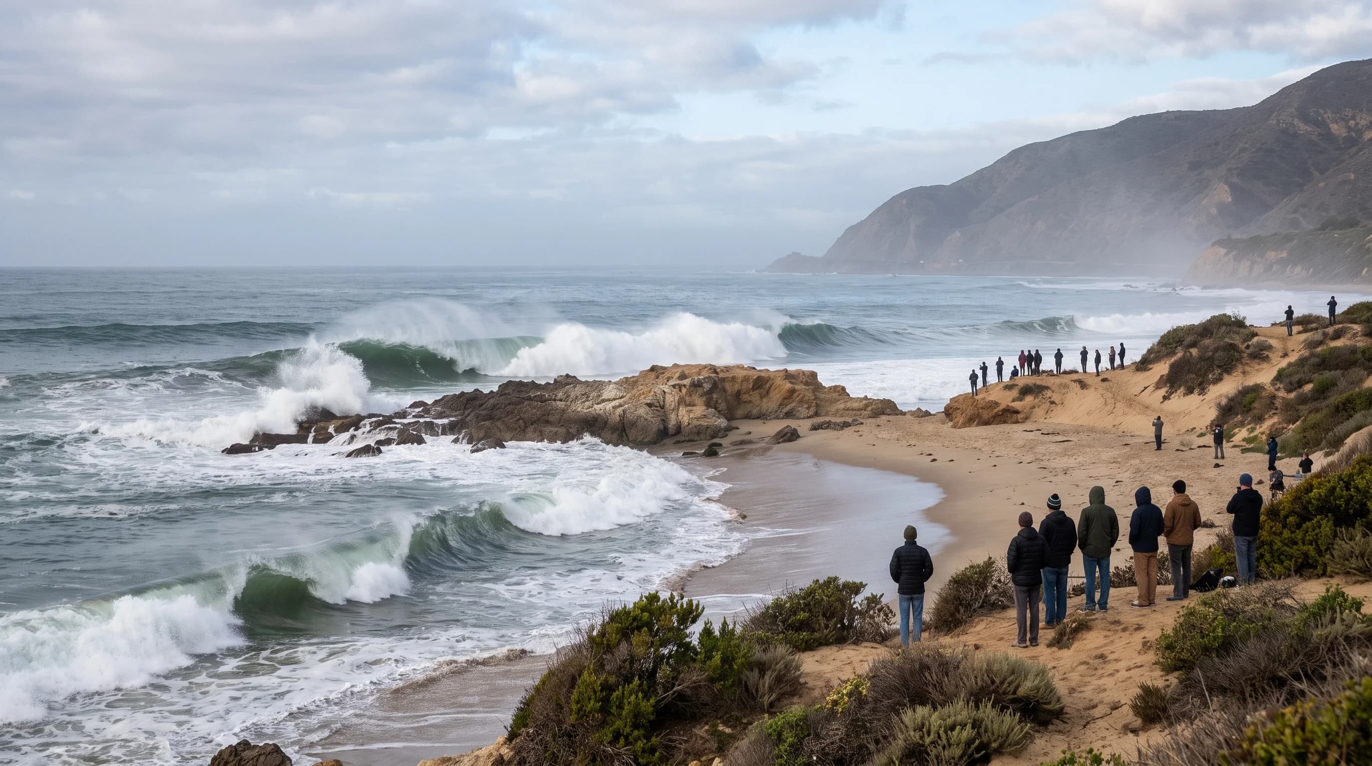 Malibu's Points and Coves Turn One Swell Into Two Risks