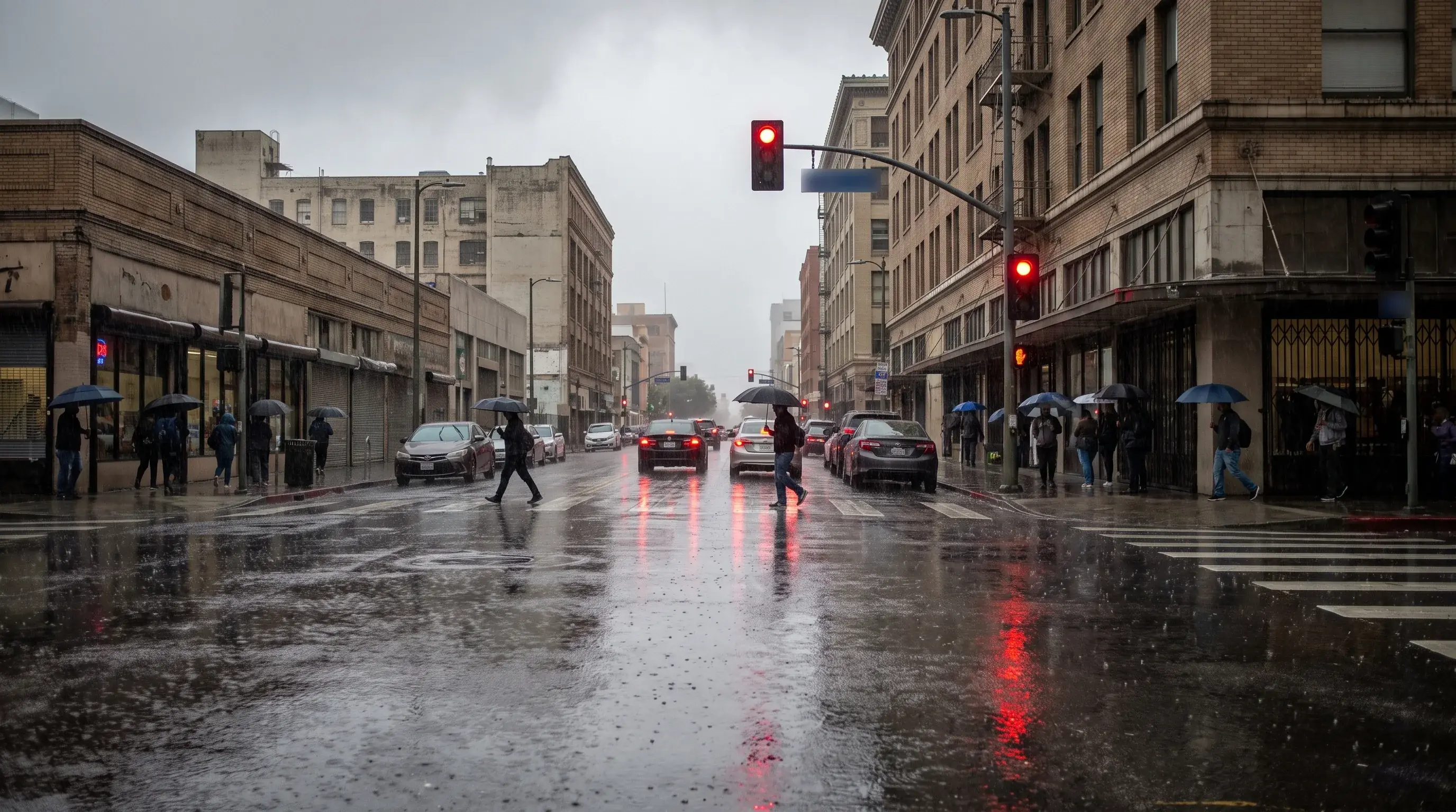 Los Angeles Rainfall Totals: This Season vs. Normal