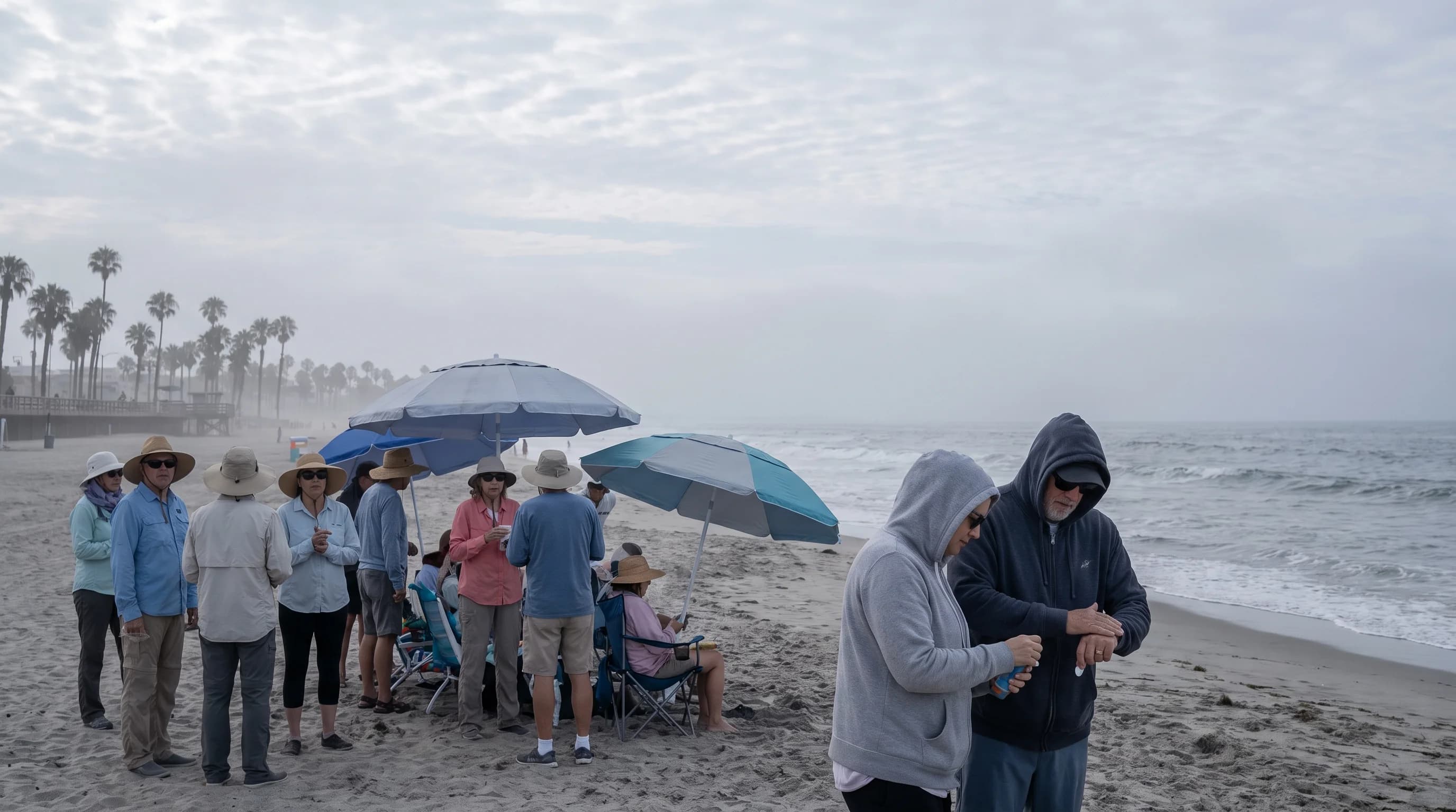 LA UV Can Hit "Very High" Under Gray, Cool Skies