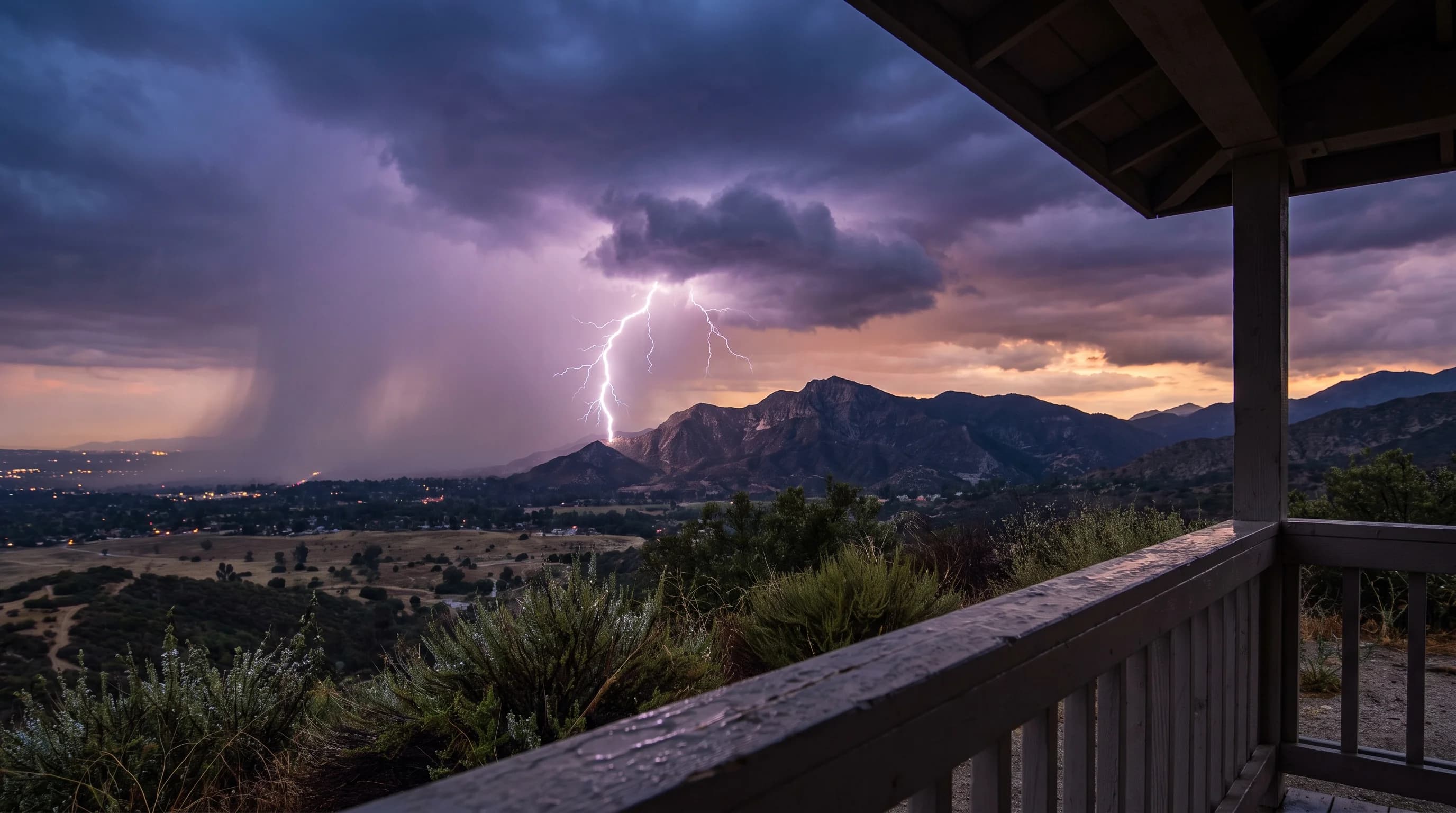 How a Stepped Leader Fires SoCal's Rare Lightning