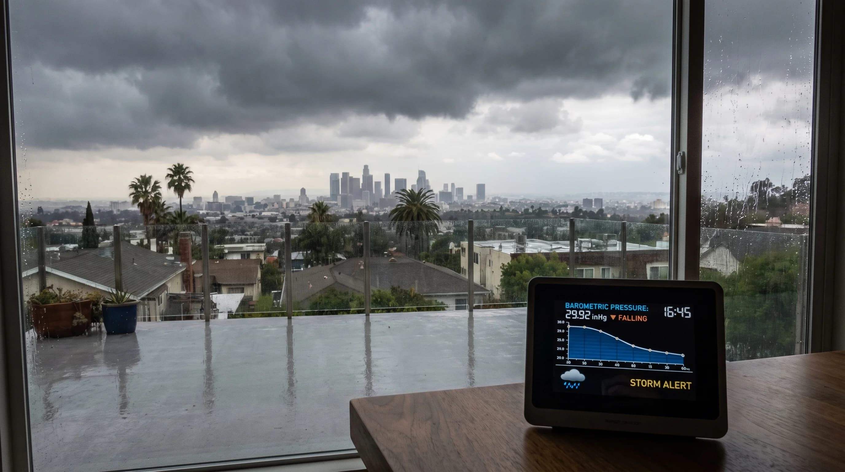 Why LA Barometric Pressure Drops Before a Storm