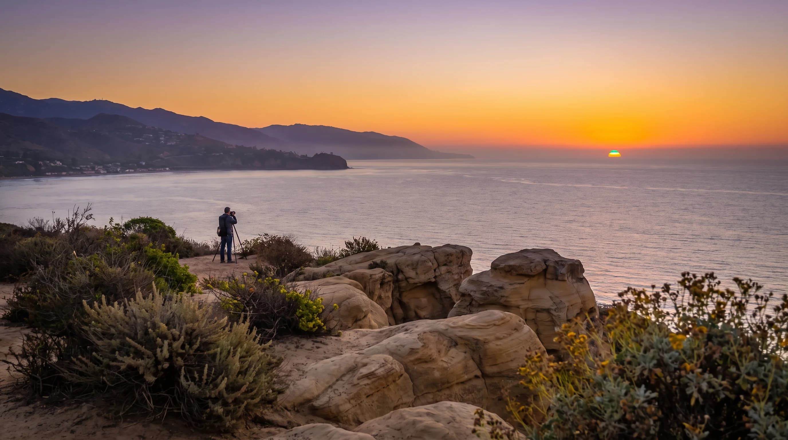 What Causes the Green Flash at a SoCal Sunset?